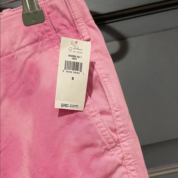 GAP Pink Women's Straight Khaki Pants Tie Dye Size 6 NWT - Picture 2 of 6
